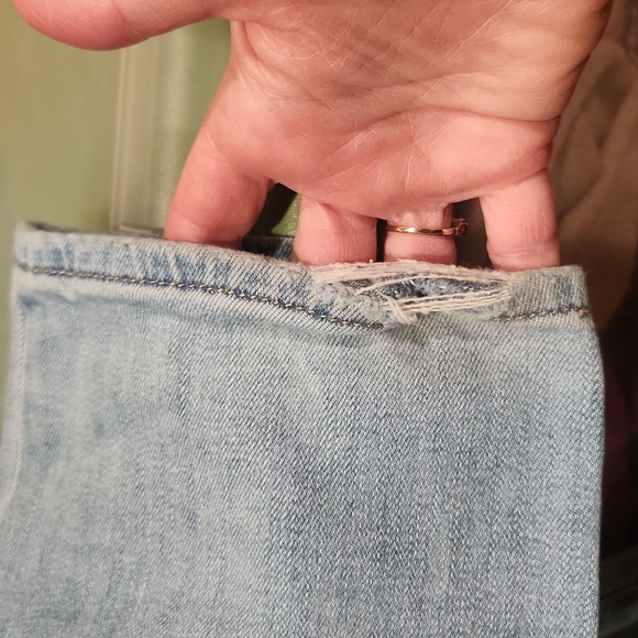 Loft The Girlfriend Light Blue Women's Jeans, Size 31 - Picture 7 of 8